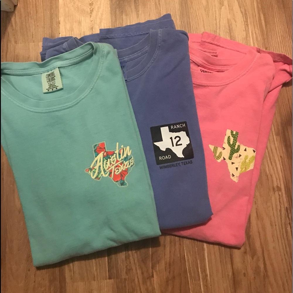 Texas Comfort Color T Shirts